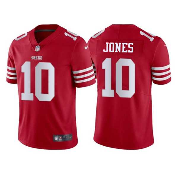 Men & Women & Youth San Francisco 49ers #10 Mac Jones Red 2025 Vapor Untouchable Limited Stitched Jersey
